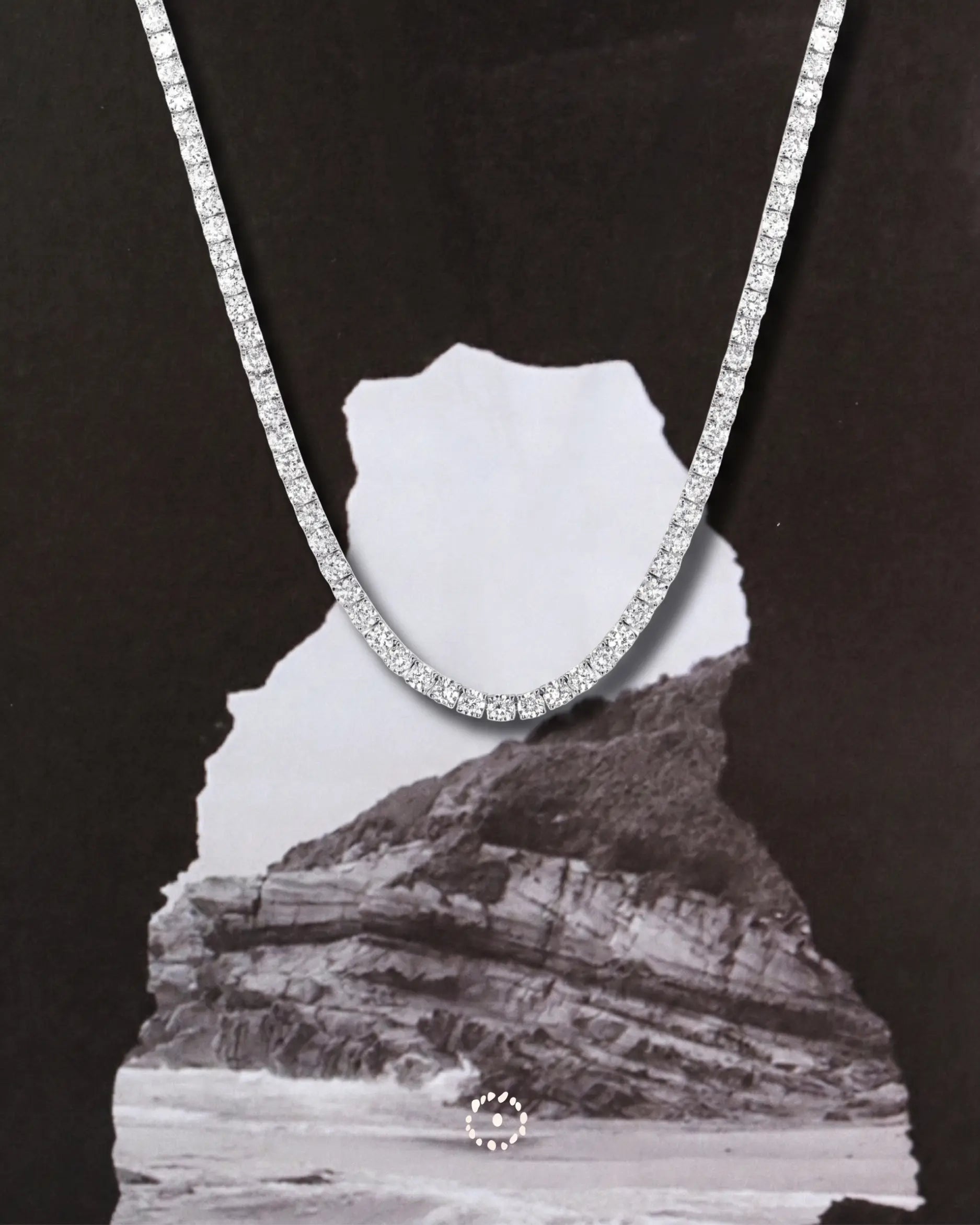 Silver Tennis Necklace
